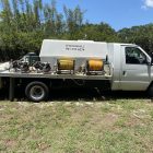 His Touch Landscaping Work Truck