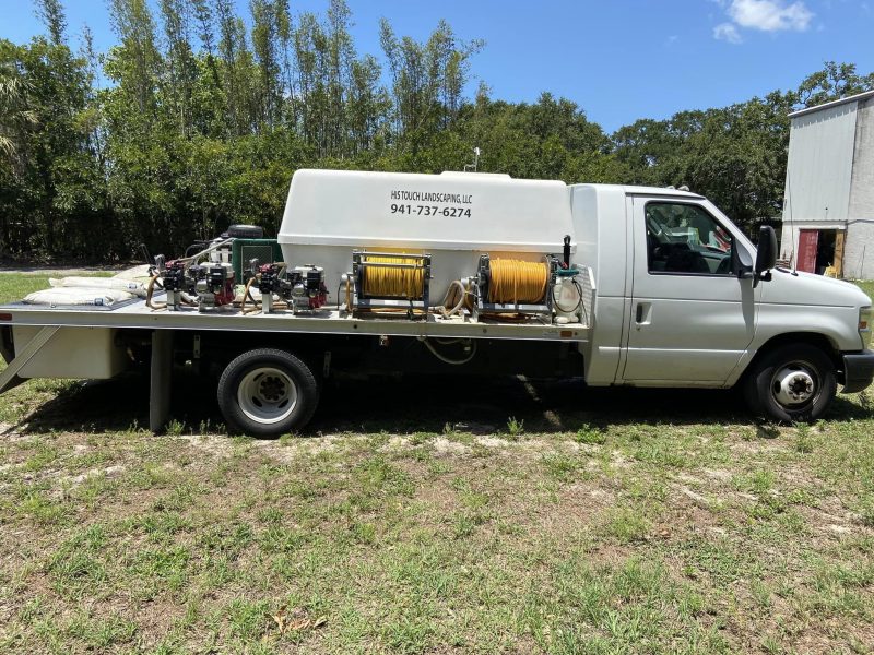His Touch Landscaping Work Truck